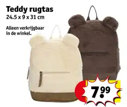 Kruidvat Teddy rugtas aanbieding