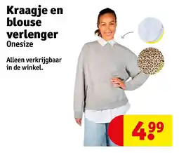 Kruidvat Kraagje en blouse verlenger aanbieding