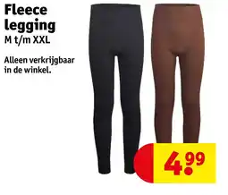 Kruidvat Fleece legging aanbieding