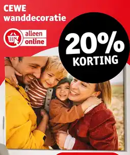 Kruidvat CEWE wanddecoratie aanbieding