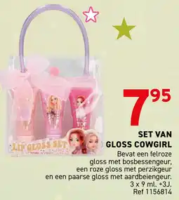 Trafic Set van gloss cowgirl aanbieding
