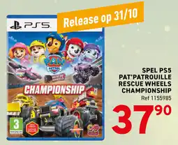 Trafic Spel PS5 pat'patrouille rescue wheels championship aanbieding