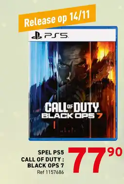 Trafic Spel PS5 call of duty black ops 7 aanbieding