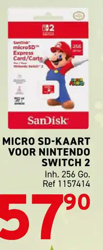 Trafic Micro SD-kaart voor nintendo switch 2 aanbieding