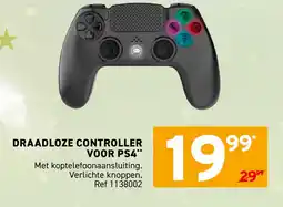 Trafic Draadloze controller voor PS4 aanbieding