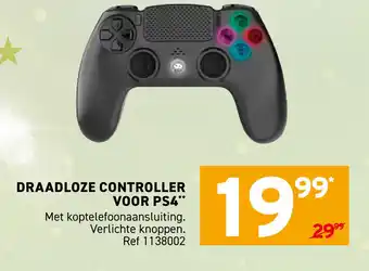Trafic Draadloze controller voor PS4 aanbieding