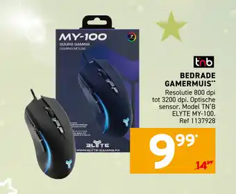 Trafic Bedrade gamermuis aanbieding