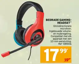 Trafic Bedrade gaming headset aanbieding