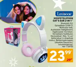 Trafic Hoofdtelefoon cat's ear 2-in-1 aanbieding