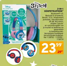 Trafic 2 in 1 hoofdtelefoon aanbieding