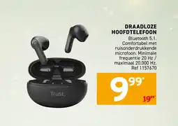 Trafic Draadloze hoofdtelefoon aanbieding