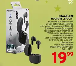 Trafic Draadloze hoofdtelefoon aanbieding