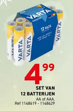 Trafic Set van 12 batterijen aanbieding