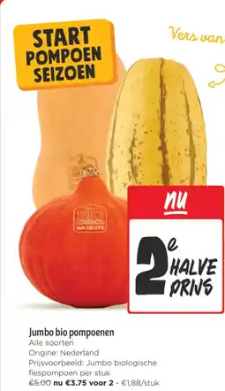 Jumbo Jumbo bio pompoenen aanbieding