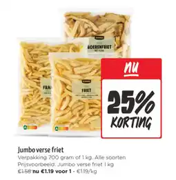 Jumbo Jumbo verse friet aanbieding