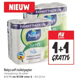 Jumbo Nalys soft toiletpapier aanbieding