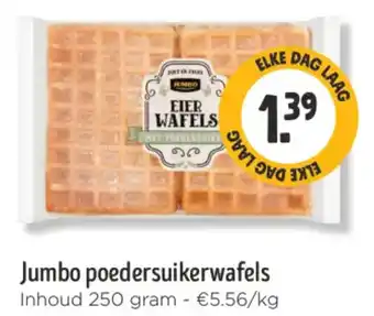 Jumbo Jumbo poedersuikerwafels aanbieding