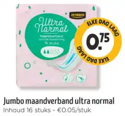 Jumbo Jumbo maandverband ultra normal aanbieding