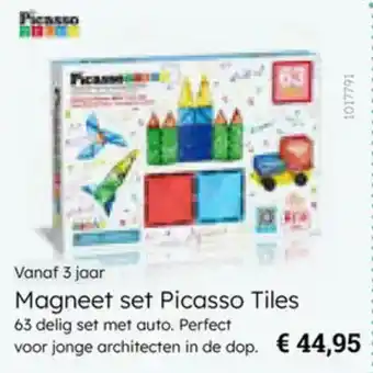 Multi bazar Magneet set Picasso Tiles aanbieding