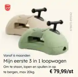 Multi bazar Mijn eerste 3 in 1 loopwagen aanbieding