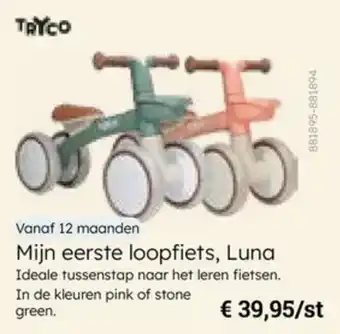 Multi bazar Mijn eerste loopfiets, Luna aanbieding