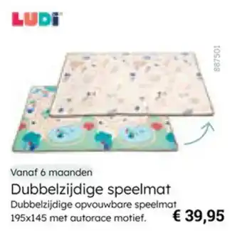 Multi bazar Dubbelzijdige speelmat aanbieding