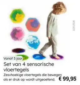 Multi bazar Set van 4 sensorische vloertegels aanbieding