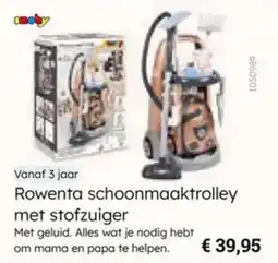 Multi bazar Rowenta schoonmaaktrolley met stofzuiger aanbieding