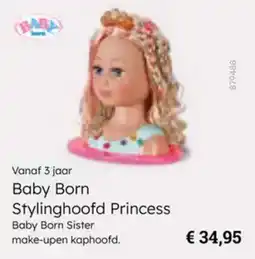 Multi bazar Baby Born Stylinghoofd Princess aanbieding