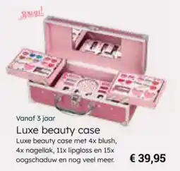 Multi bazar Luxe beauty case aanbieding