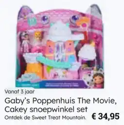 Multi bazar Gaby's Poppenhuis The Movie, Cakey snoepwinkel set aanbieding