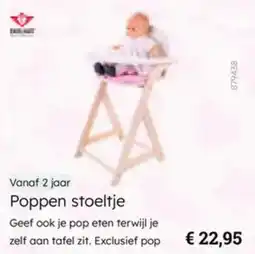 Multi bazar Poppen stoeltje aanbieding