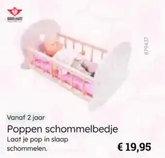 Multi bazar Poppen schommelbedje aanbieding