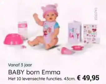 Multi bazar Baby born emma aanbieding