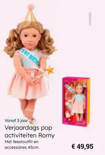Multi bazar Verjaardags pop activiteiten Romy aanbieding