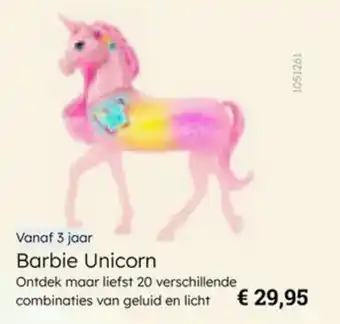 Multi bazar Barbie Unicorn aanbieding
