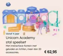 Multi bazar Unicorn Academy stal speelset aanbieding
