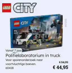 Multi bazar Politielaboratorium in truck aanbieding