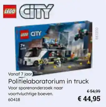 Multi bazar Politielaboratorium in truck aanbieding