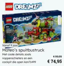 Multi bazar Mateo's spuitbustruck aanbieding