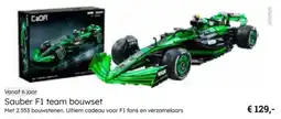 Multi bazar Sauber F1 team bouwset aanbieding