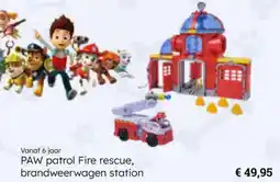 Multi bazar PAW Patrol Fire rescue, brandweerwagen station. aanbieding