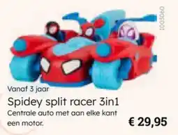 Multi bazar Spidey split racer 3-in-1 aanbieding