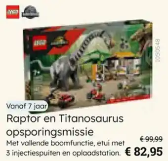 Multi bazar Raptor en Titanosaurus Opsporingsmissie aanbieding