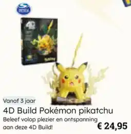 Multi bazar 4D Build Pokémon pikatchu aanbieding