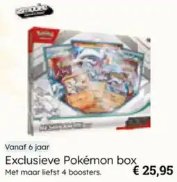 Multi bazar Exclusieve Pokémon box aanbieding
