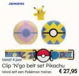 Multi bazar Clip 'N'go belt set Pikachu aanbieding