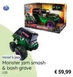 Multi bazar Monster jam smash & bash grave aanbieding