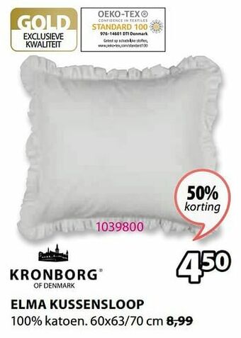 Jysk Elma kussensloop aanbieding