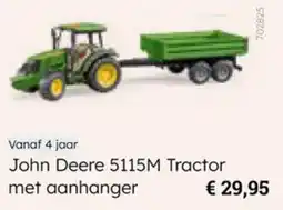 Multi bazar John Deere 5115M Tractor met aanhanger aanbieding